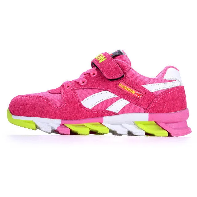 2017 New Children shoes boys sneakers girls sport shoes size 26-39 child leisure trainers casual breathable kids running shoes