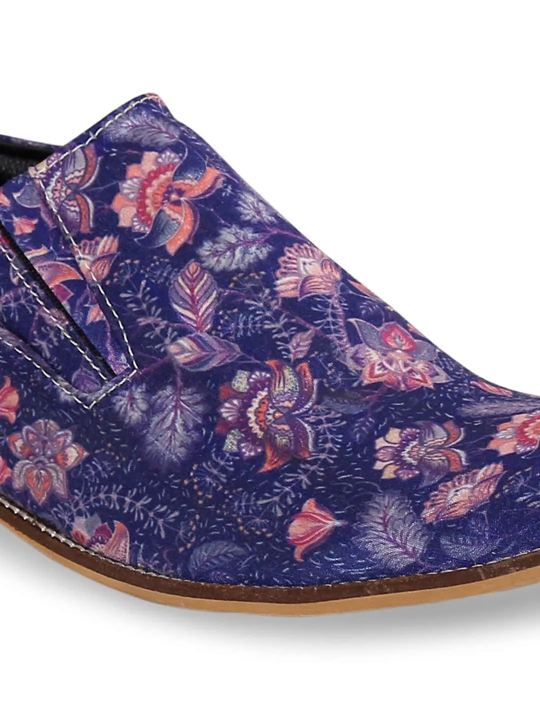 Blue Flower Child Loafers