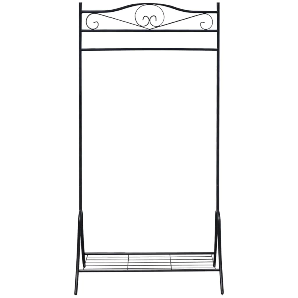 Clothing Rack Black Steel