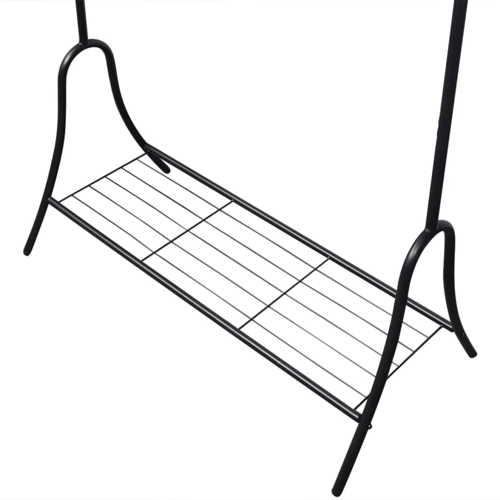 Clothing Rack Black Steel