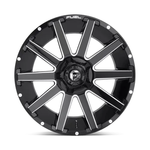 CONTRA D615 18.0X9 5X4.5/5.0 GL-BLK-MIL -12MM