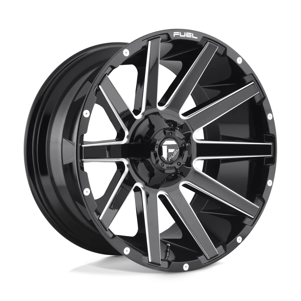 CONTRA D615 18.0X9 5X4.5/5.0 GL-BLK-MIL -12MM