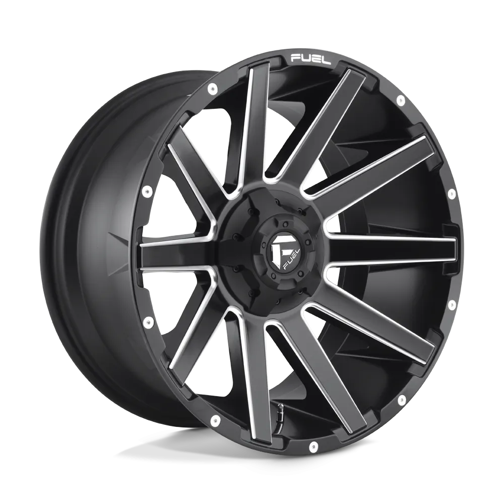 CONTRA D616 22.0X10 8X6.5 MT-BLK-MIL -18MM