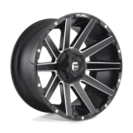 CONTRA D616 22.0X10 8X6.5 MT-BLK-MIL -18MM