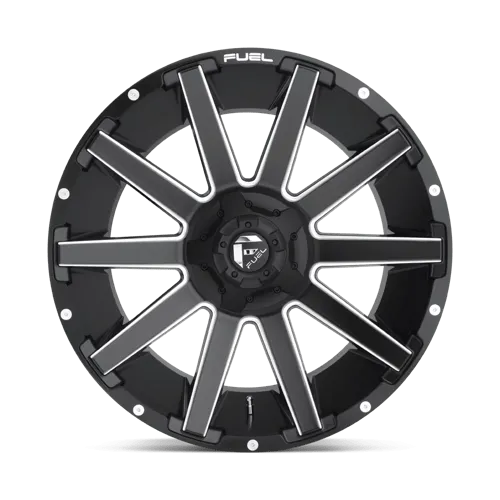 CONTRA D616 22.0X10 8X6.5 MT-BLK-MIL -18MM