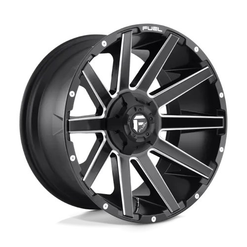 CONTRA D616 22.0X10 8X6.5 MT-BLK-MIL -18MM