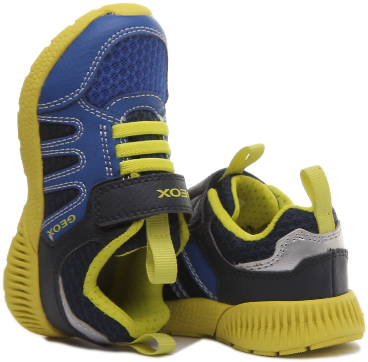 Geox J Sveth B. In Navy Yellow For Kids