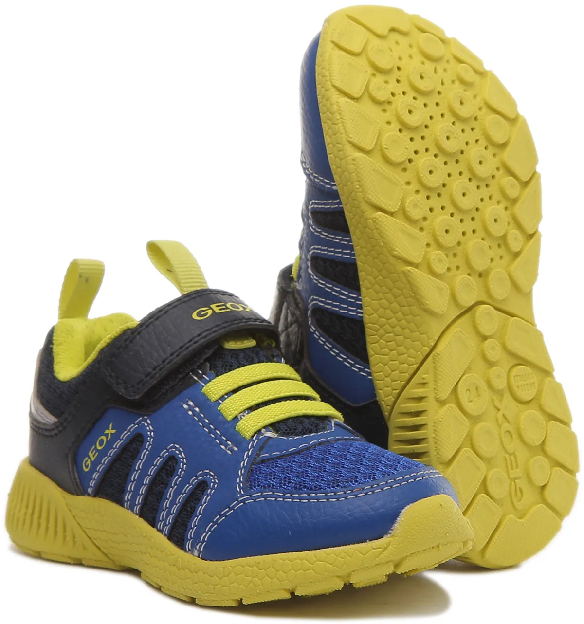 Geox J Sveth B. In Navy Yellow For Kids