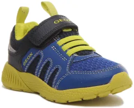 Geox J Sveth B. In Navy Yellow For Kids