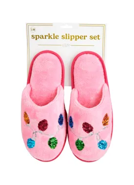 Holiday Sparkle Slipper PK by Mud Pie