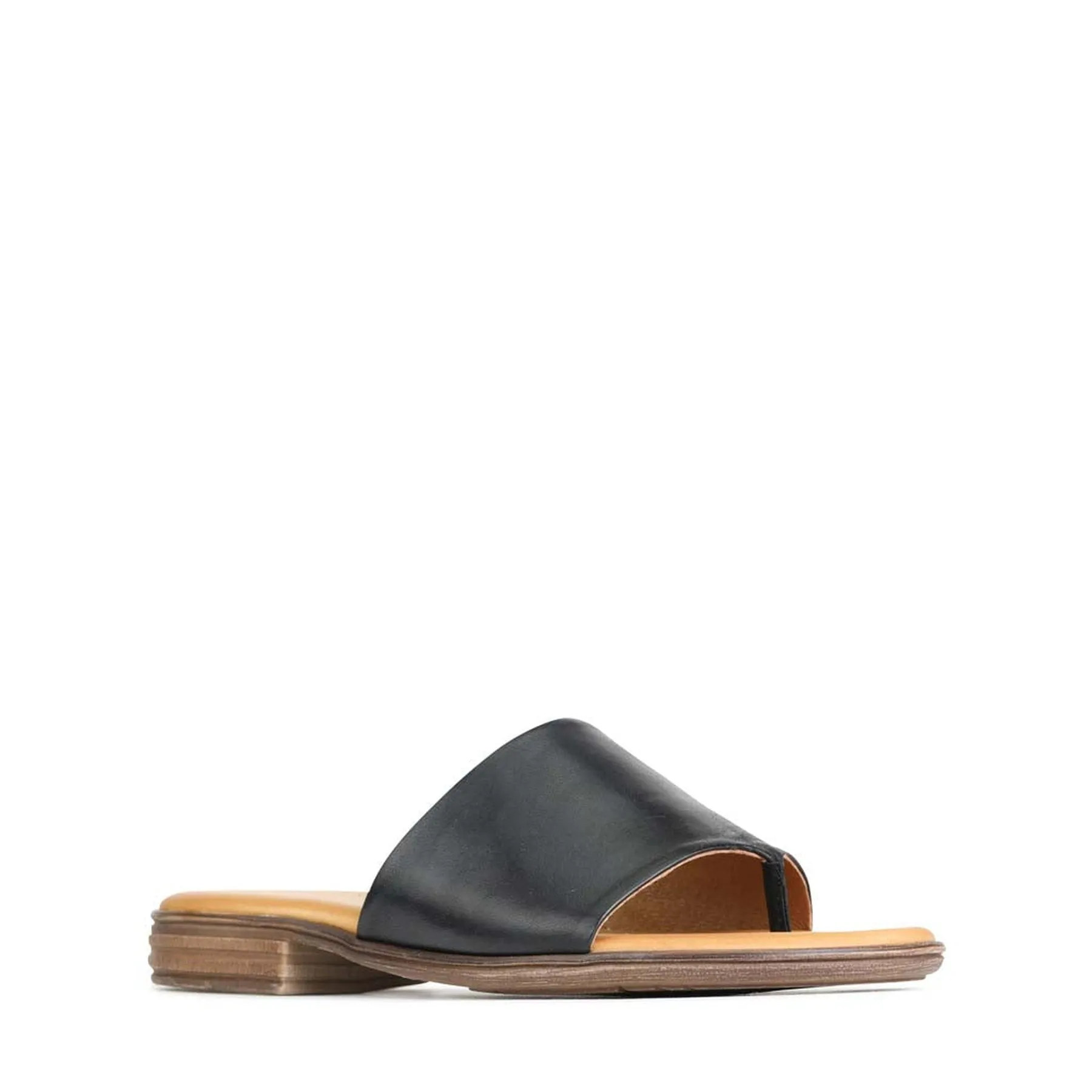 KAIA SLIDE SANDALS LEATHER