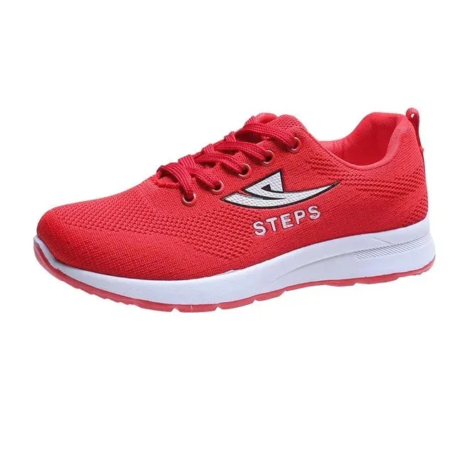 New Sneakers Women's Sports | 2022 Spring Fashion Lace-Up Casual Running Shoes | Vibrant Mixed Colors