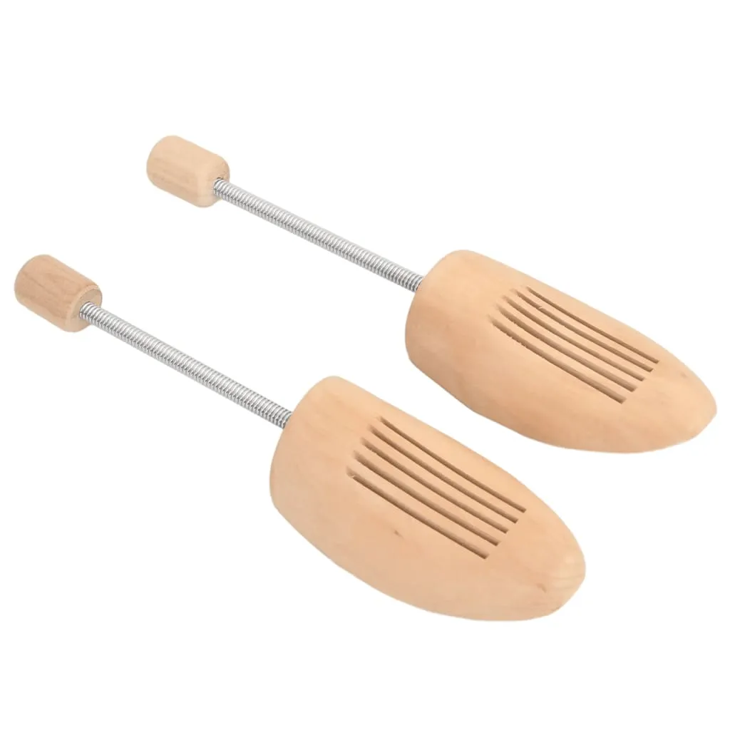 Shoe Trees 2 Pairs EU 35-38 Solid Wood Lotus