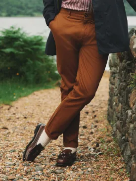 Stamford Brown Slim Fit Chinos