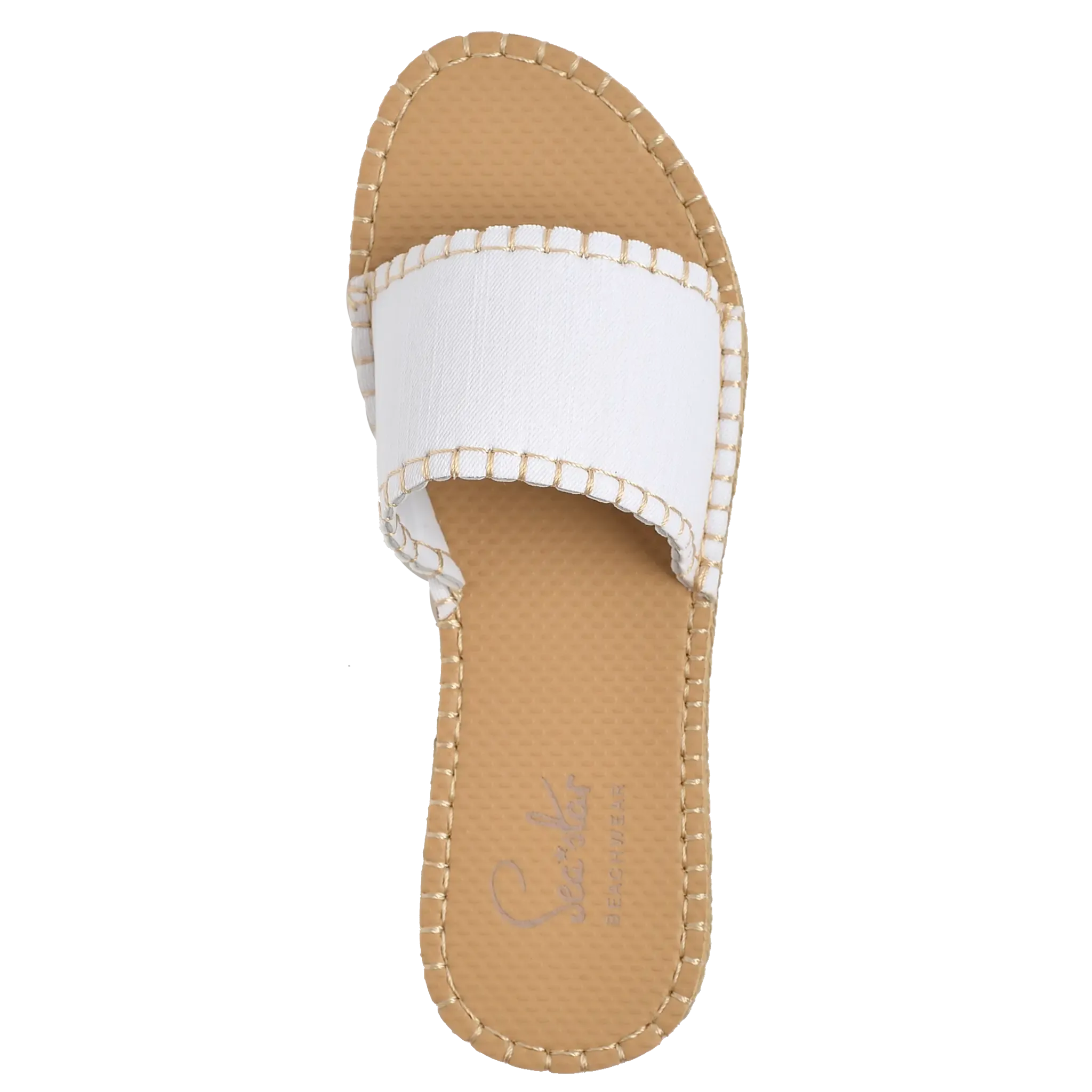 WHITE DENIM - WOMENS CABANA SLIDE