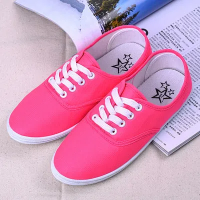 Women's spring canvas shoes female Korean white shoes breathable Chao Literature student shoes female foreign trade shoes