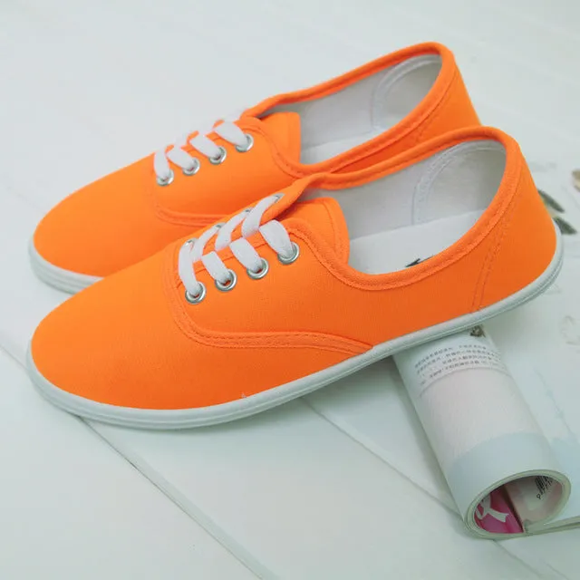 Women's spring canvas shoes female Korean white shoes breathable Chao Literature student shoes female foreign trade shoes